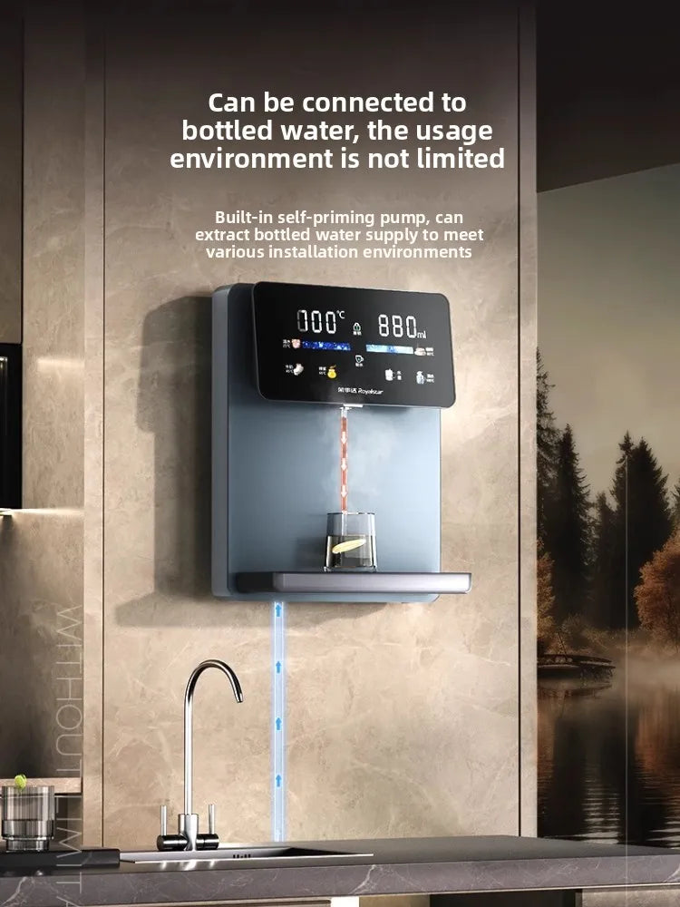 220V Wall Mounting Water Dispenser Household Appliances Instant Hot Cold Water Purifier for Home LED Touch Screen