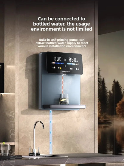 220V Wall Mounting Water Dispenser Household Appliances Instant Hot Cold Water Purifier for Home LED Touch Screen