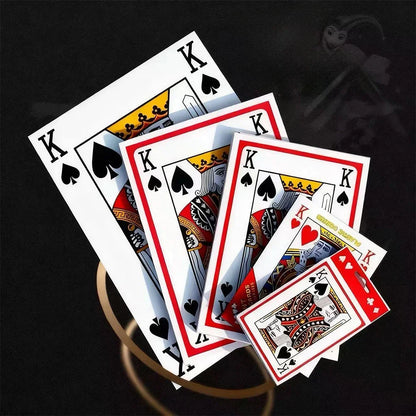 2/4/6/9x Larger 54 Cards Super Jumbo Oversized Playing Cards Birthday Party Favors Adult and Family Board Games Photo Props