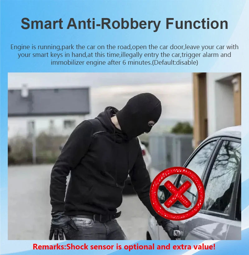 CARDOT BT Digital Key Smart Phone App Car Alarm System Auto Security Keyless Entry Ignition Start Stop Engine
