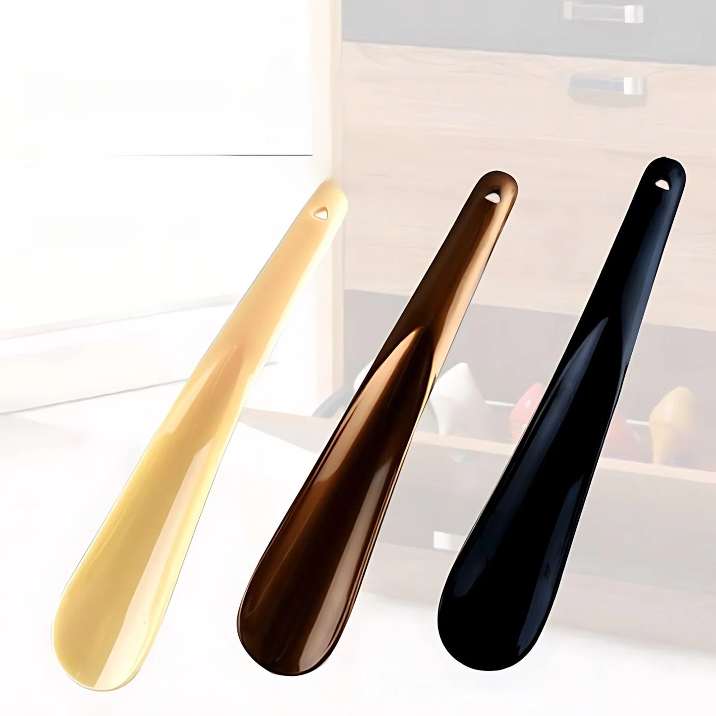 Portable  Shoe Horn Easy to Wear Shoe Helper High End Lazy Person's Shoe for Home Use Multi-Function Plastic Shoe Horn
