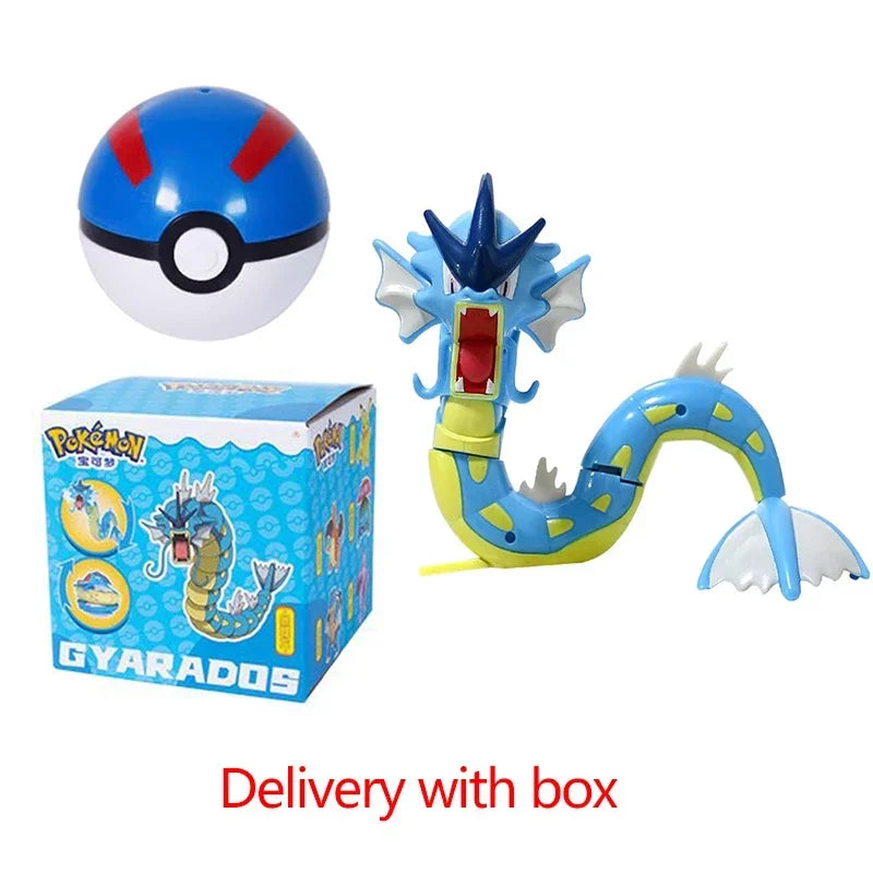 Original Pokemon Figure Ball Pokeball Eevee Blastoise Venusaur Charizard Pikachu Mewtwo Gyarados Elf Monster Toy for Child Gift