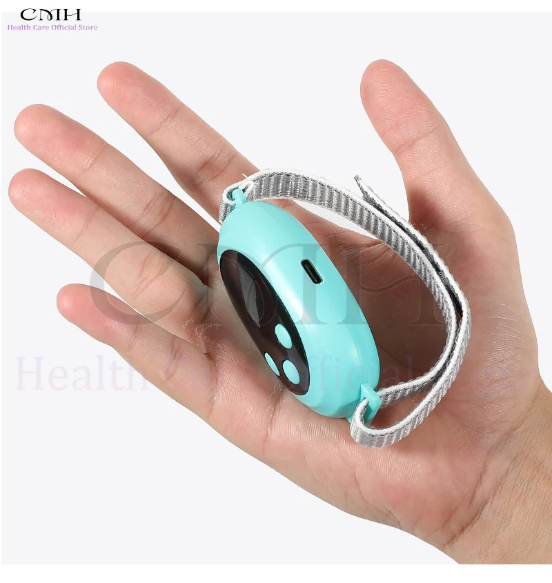 Micro-Current Smart Sleep Aid Massage Handheld Palm Pulse for Stress Anxiety Insomnia Relief Sleep Improvement Instrument Women