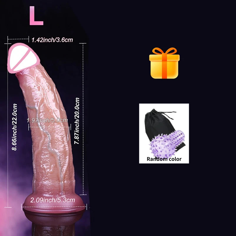 Realistic Anal Silicone Dildo Soft Huge Penis Suction Cup Vagina Adult Masturbator Cock Big Dick Butt Plug Sex Toys For Woman18+