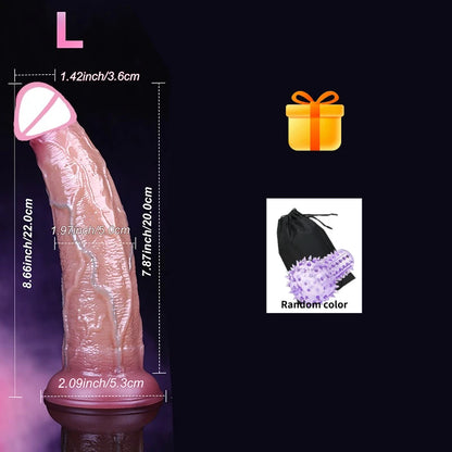 Realistic Anal Silicone Dildo Soft Huge Penis Suction Cup Vagina Adult Masturbator Cock Big Dick Butt Plug Sex Toys For Woman18+