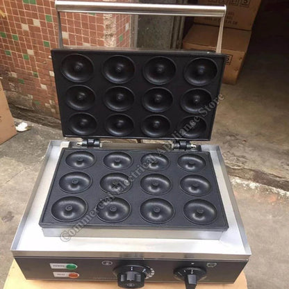 Commercial Donut Machine Waffle Kitchen Equipment Professional Machine Snack Electric Baking Machine 5 Grids Donut Maker