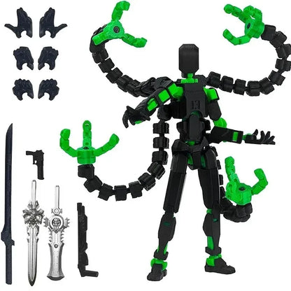 Hot 13 Action Figure Dummy Death Swordsman Titan 13 Action Figures T13 Multi-Jointed Movable Lucky 13 Action Figure Nova Gift