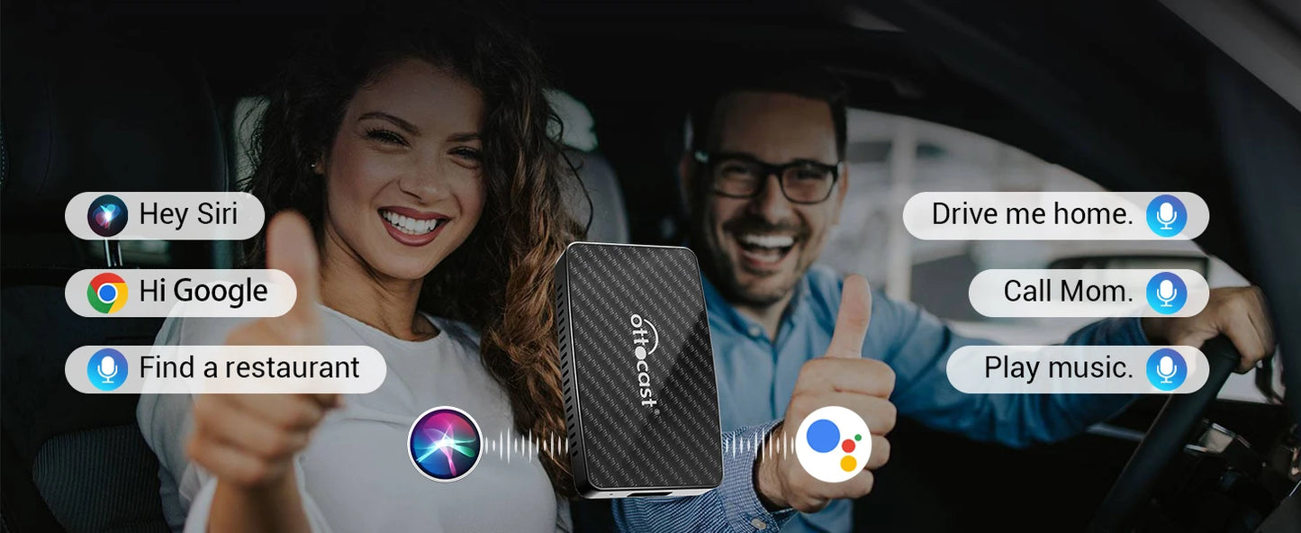 OTTOCAST Play2Video Pro Ai Box Wireless CarPlay Android Auto Adapter Built in  Netflix YouTube IPTV Video Box for 98% of Cars