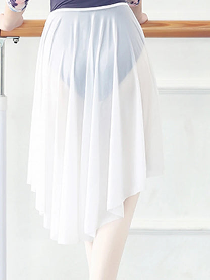 Dance Skirt, Skirt, Mesh Ballet Skirt, Adult Female Gymnastics Suit, Teacher Dance Practice Suit, Gauze Skirt, Tights