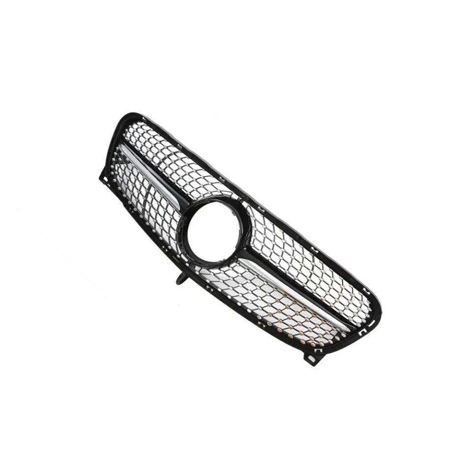 XVIP Chrome Diamonds Style Racing Grille For Mercedes Benz GLA-Class X156 GLA180 GLA200 GLA250 2014-2016 GTR Style Bumper Grille
