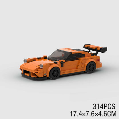 MOC Speed Car Miata MX-5 NA M3 Super Race Sport Vehicle Model Building Block Technical Racing Brick Toy Christmas Gift City