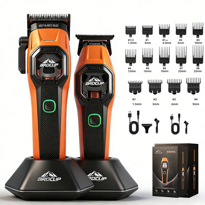New Professional BRDCLIP Salon Barber Kit vector motor Hair Clipper 7800-13000RPM Trimmer 8000-13000RPM Metal body 2603 Shaver