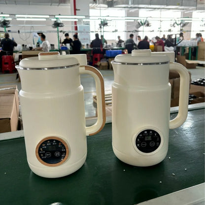 220V 1.2L Household High Speed Food Blender Automatic Heating Soybean Milk Machine For Breakfast Stainless Steel