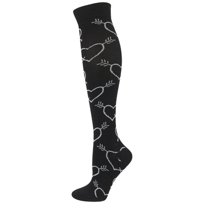 S-XXL Compression Socks Compression Socks for Varicose Vein Calf Riding Socks Stretch Open Toe Knee Socks