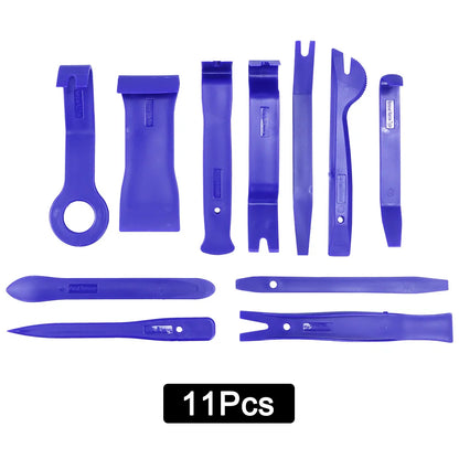 11PCS Auto Trim Removal Tool Kit No-Scratch Tool Kit for Car Audio Dash Window Molding Fastener Remover Tool Kit
