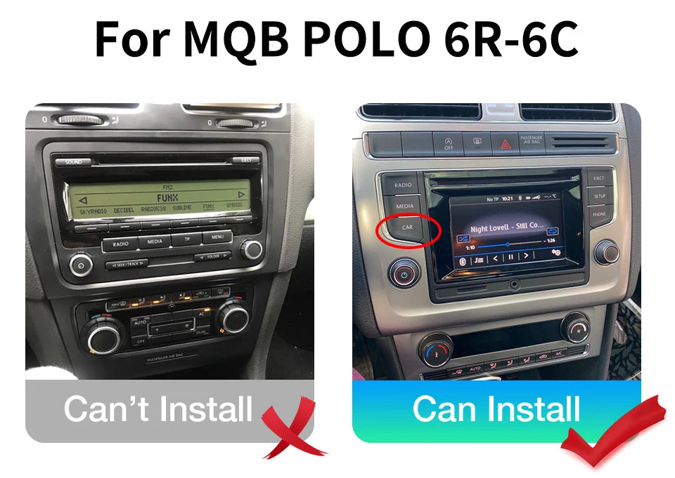 Desay MIB Carplay Car Radio Only For VW MQB POLO 6C 6R Car 6.5 inch Bluetooth Multimedia Player 17G035280