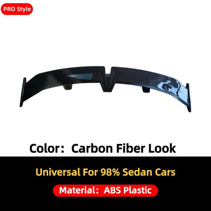 Rear Wing Trunk Spoiler Universal Sedan Cars Fit Mostly Vehicle Boot Lip Deflector Tuning Accessories Modification PRO Body Kit
