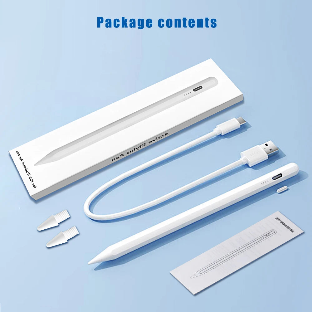 For iPad Pencil 2 1 Palm Rejection Power Display iPad Accessories iPad 2022 2021 2020 2019 2018 Pro 11 12.9 Air Mini Stylus Pen