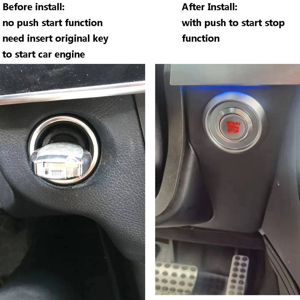 For ML GL G A B CLA GLS GLE GLA GLS Upgrade Keyless Starter PKE Keyless GO Entry System APP Control AUTO Car Products Smart Key