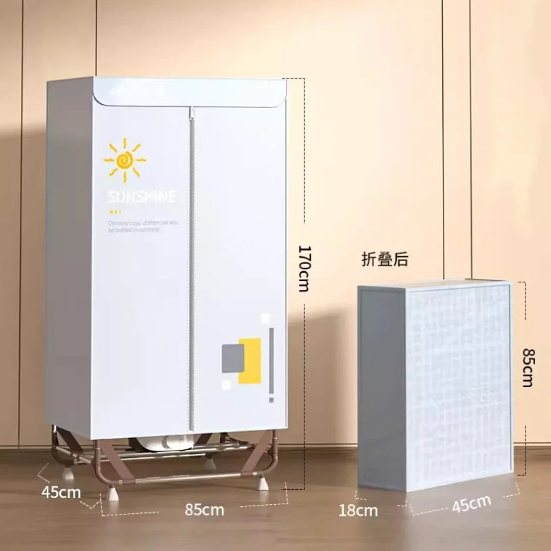New Baby Clothes Dryer Small Home Wardrobe Air Dryer Portable Laundry Drying Machine Artifact