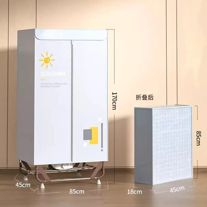 New Baby Clothes Dryer Small Home Wardrobe Air Dryer Portable Laundry Drying Machine Artifact