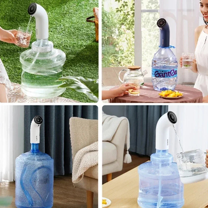 New Zai Xiao Water Pump Water Home Dispenser USB Rechargeable Electric Water Pump Portable Automatic Drinking Pump Bottle