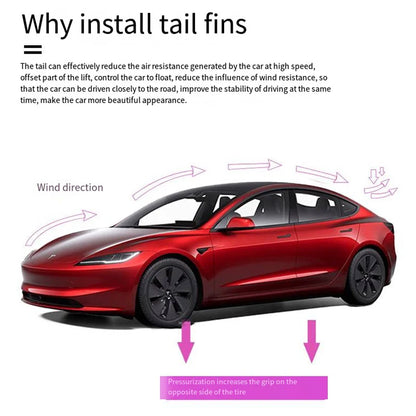 Car ABS Spoiler Carbon Fiber For Tesla Model 3 Highland 2025-2026 Original High-performance Exterior Model3 Model Y Accessories