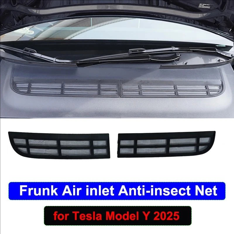 For Tesla Model Y Juniper 2025 2026 Inner Vent Grille Front Lower Bumper Anti Insect Net YL Mesh Air Inlet Anti Dust Proof Cover