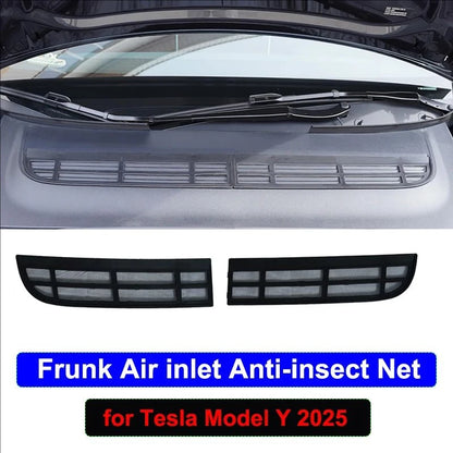 For Tesla Model Y Juniper 2025 2026 Inner Vent Grille Front Lower Bumper Anti Insect Net YL Mesh Air Inlet Anti Dust Proof Cover