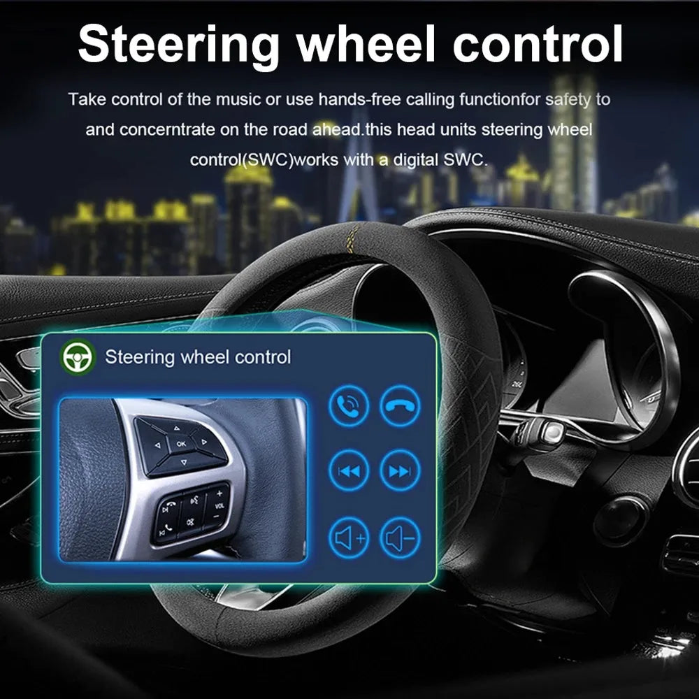 8inch Multimedia Navigation GPS Screen Android Auto Carplay Radio for Benz Smart 453 Fortwo 2014-2020 Car Autoradio