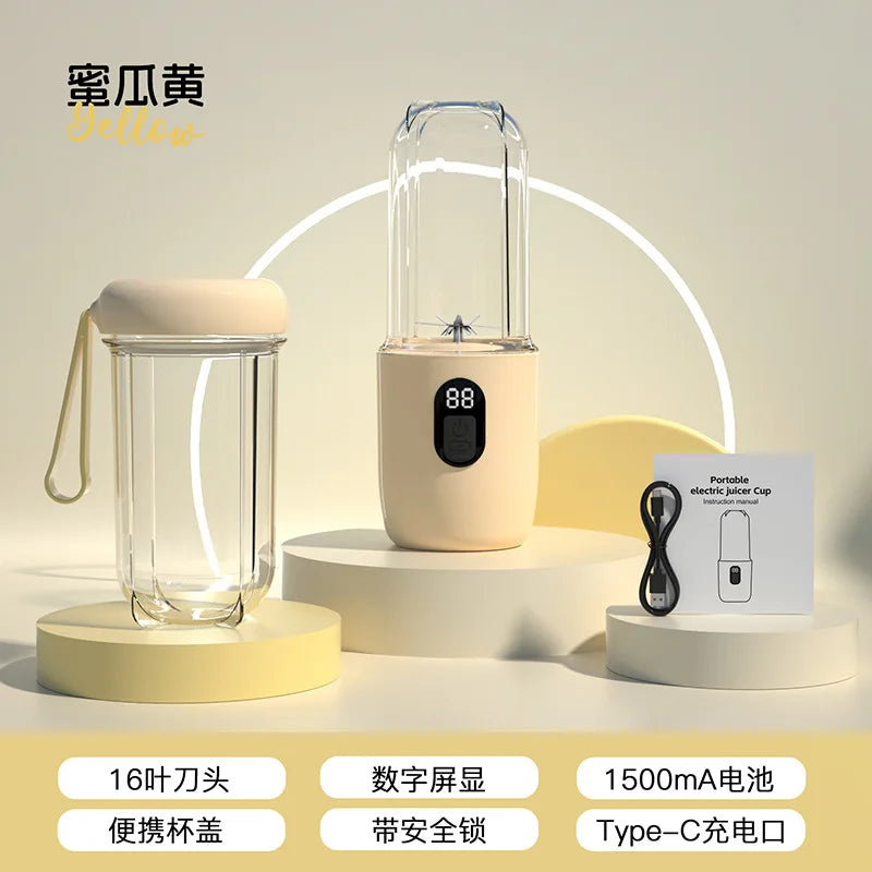 2026 New Portable Juicer Home Rechargeable Blender Small Electric Crushed Ice Juice Machine