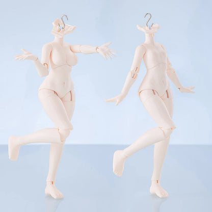 1/12 Scale BJD Doll Girl Body 14.5cm Kawaii Doll Model Anime Action Figure White Normal Skin Movable Joints for OB11 P10 GSC