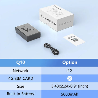 4G GPS Tracker Car 10000/20000mAh Vehicle GPS Locator Real-time GPS Tracking Device Long Standby Vibration Alarm Location APP