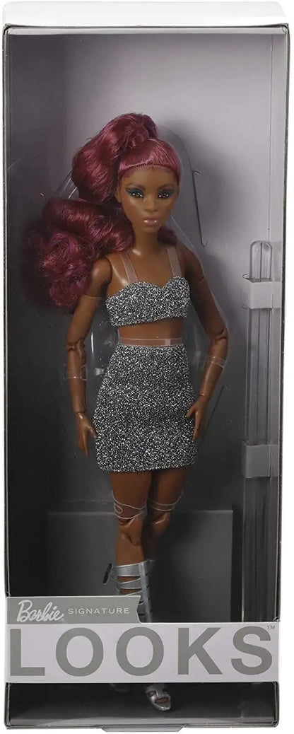 Authentic Barbie Looks Series Fashion Collection Dolls Black High Sister Collection Items Girls' Social Multi Joint Play Toys