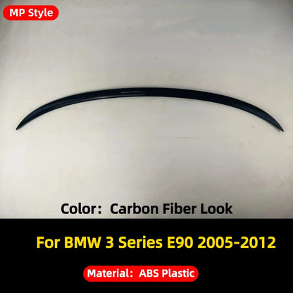 Rear Trunk Splitter Lip Decoration Tuning Accessories Spoiler Wing Tail For BMW  Series E90 E91 3 Series 2005-12 325i 320i 318i