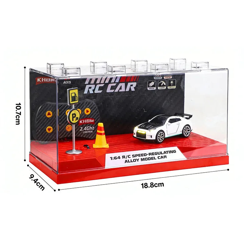 2026 Upgraded RC Car 1:64 Mini Alloy RC Drift Car Easy to Carry, 60mins Life.  Exquisite Gift Box An Ideal Toy Gift for Children