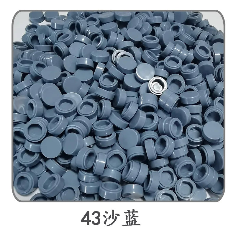 900pcs 52 Colors City Building Blocks Flat Tile 1x1 Round Bricks DIY Enlighten Blocks Parts 98138 Blocks for Children Boys Girls