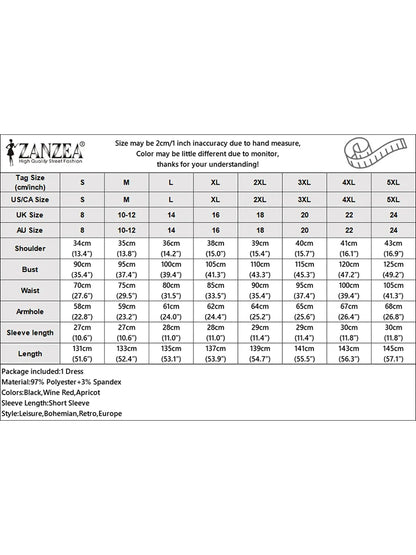 ZANZEA Elegant Chic Women Satin Wedding Guest Party Long Dresses Square Neck Short Puff Sleeve Fitted Waist A-Line Dress S-3XL
