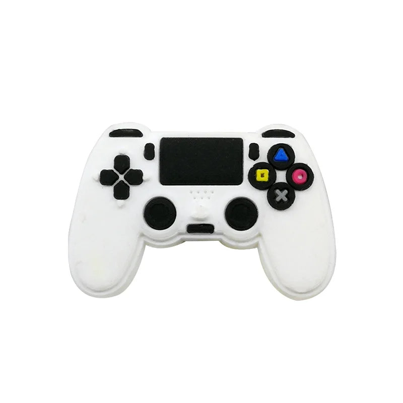 1PCS Cool Hip Hop Shoe Charms Trendy Streetwear Game Controller Money Shoe Decoration Pins, Funny Shoe Accessories for Men Teens