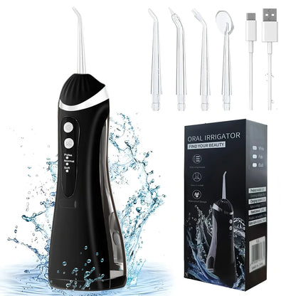 Oral Irrigator 3 Cleaning Modes Portable Rechargeable Waterproof IP65 Dental Water FlosserTeeth Whitening Jet Floss 200ML