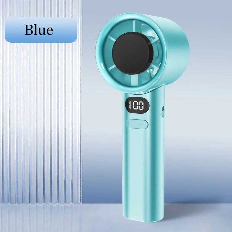 Lenovo 120 Speeds High Speed Handheld Fan 10000+ RPM Turbo Fan Portable USB Rechargeable Desktop Fan for Home Office Camping
