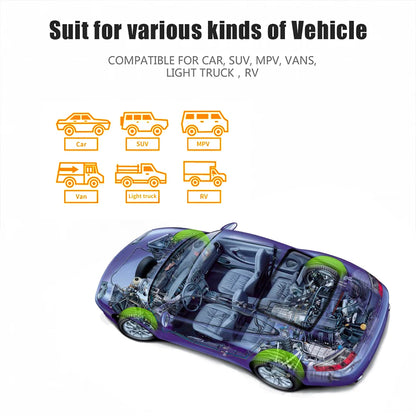 External Alarm Tire Pressure Sensors Car Tire Pressure Sensor Waterproof Android iOS BLE TPMS Universal Bluetooth 4.0 5.0