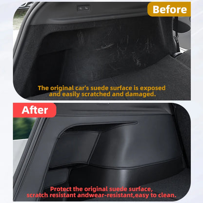 For Tesla Model Y Juniper 2026 Rear Trunk Side Anti-Kick Pad Full Coverage Protection Kit Car Anti-dirty Pad Accessorie