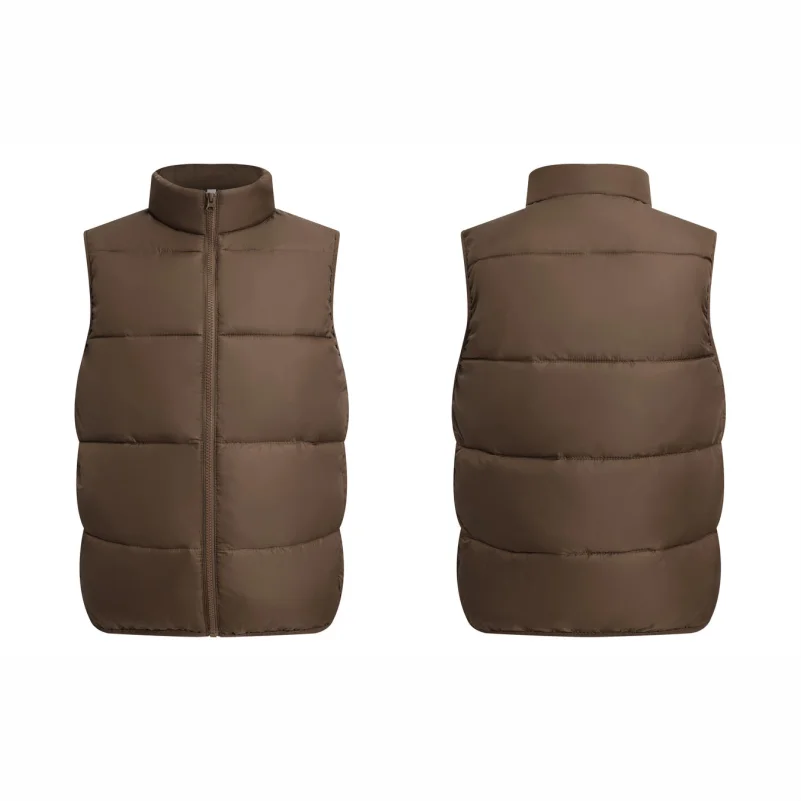 Men Jacket Sleeveless Vests Winter Jackets Man Casual Coats Men's Top Vest Cotton Thicken Waistcoat Unisex Work Group Uniform