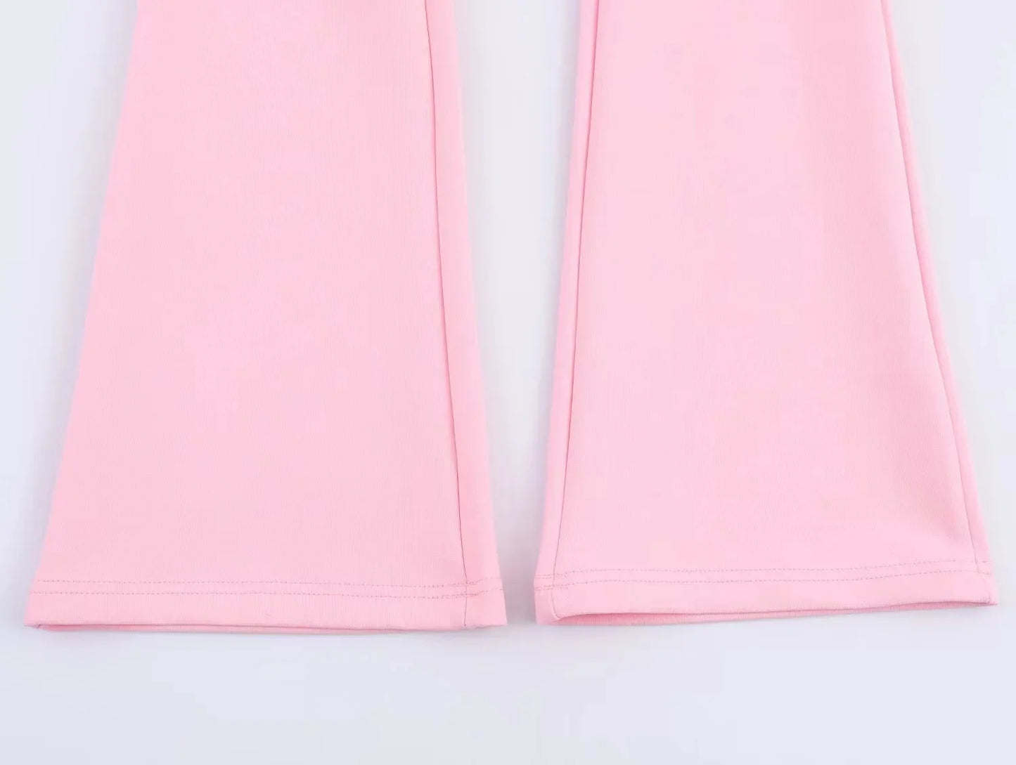 KONDALA Fall Women Elegant Pant Set Simple O-Neck Zipper Jacket, Slim Drawstring Flared Pants 2025 Spring Autumn Casual Lady Set