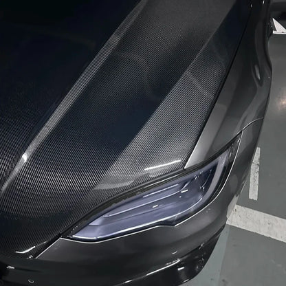6D Carbon Fiber Black DIY Car Hood Bonnet Wrap Film Waterproof  Paint Protection Film Anti-Scratch Wrap Cover Tuning Accessories