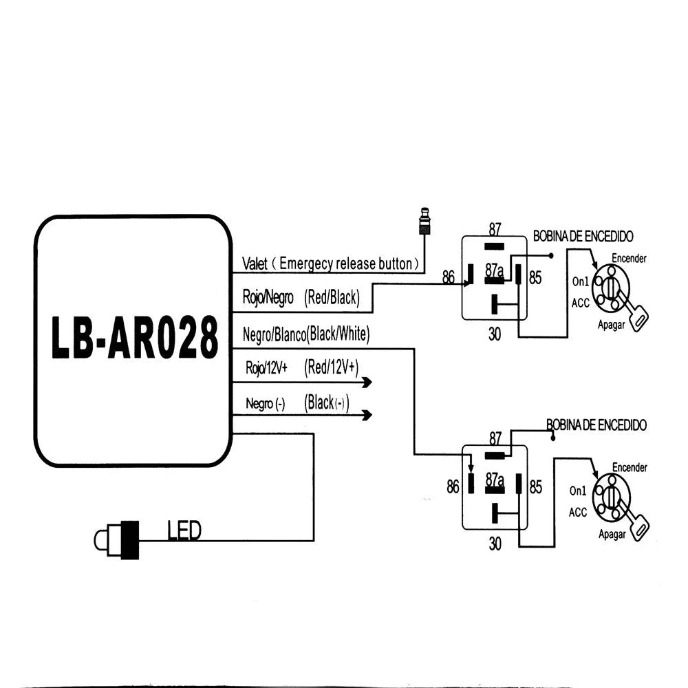 Anti-theft device for car; intelligent remote control; engine cut-off device; induction lock control; universal
