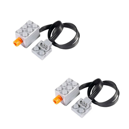 2PCS/Set S Drive Motor MOC Technology Bricks Parts Power Functions Modified Micro Motor DIY Toys Model Building Blocks Accessory