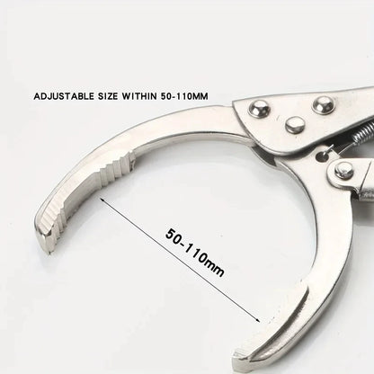 Adjustable Multi-Function Engine Oil Filter Wrench Clamp Grid Oil Change Car Disassembly Tool Repair Clamp Filter Wrench