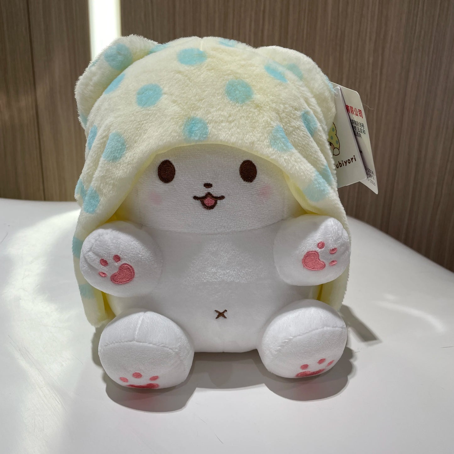 Genuine Kawaii Sanrio Marumofubiyori Blanket Bear Plush Doll Toys Kitty Melody Stuffed Pillow Toys Plush Pendant Gifts For Girl